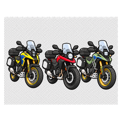アドベンチャーバイクスタンプ パート3のスタンプ画像
