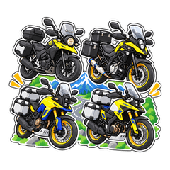アドベンチャーバイクの日常 パート1のスタンプ画像