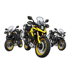 アドベンチャーバイクスタンプ パート4のスタンプ画像