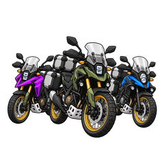 アドベンチャーバイクスタンプ パート5のスタンプ画像