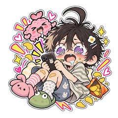 ドパガキ｜脳汁・ドパ発動のスタンプ画像