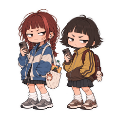 トー横界隈の日常 SET4のスタンプ画像