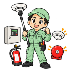 消防設備士の普段使いスタンプのスタンプ画像