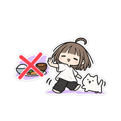 食事キャンセル界隈 3のスタンプ画像