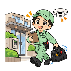 消防設備士の日常 SET1のスタンプ画像