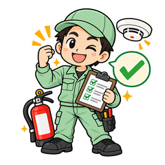 消防設備士の日常 SET5のスタンプ画像